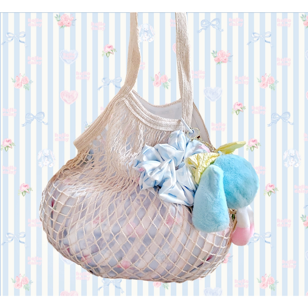 HelloDaisy - Dream Net bag -Blue Line