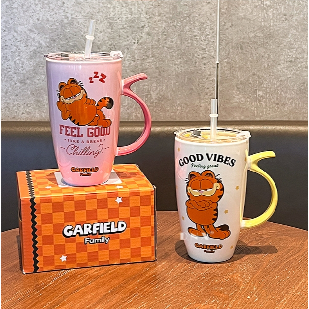 แก้วน้ำเซรามิค Garfield