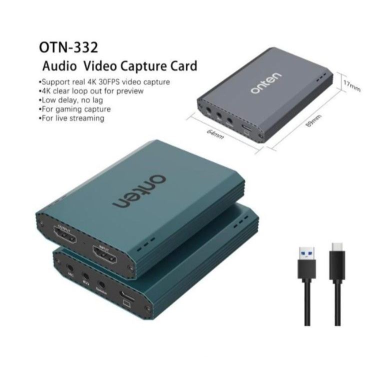 Onten Audio Video Capture Card OTN-332