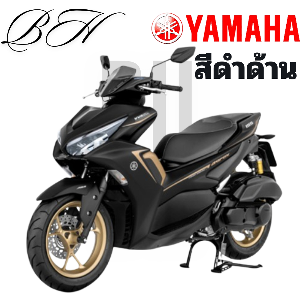ชุดสี แฟริ่ง เฟรม GDR155-A AEROX BBR สีดำด้าน YAMAHA AEROX 155 2021 ของแท้ YAMAHA