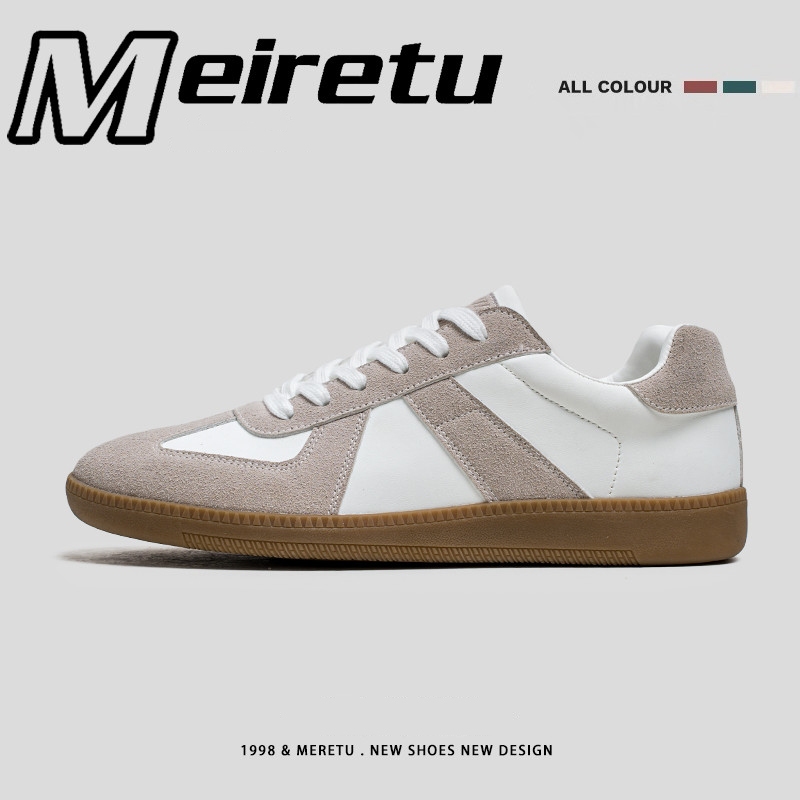 Casual Sneakers รองเท้าผู้ชาย MERETU Cement Shoes พื้นผิวตาข่าย รองเท้าแฟชั่น รองเท้ากีฬา MRT1029