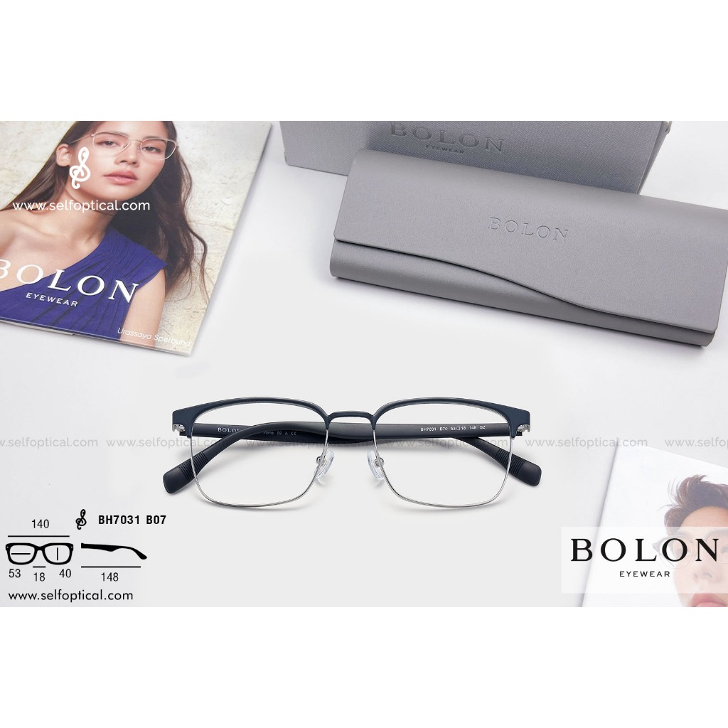 กรอบแว่น BOLON ODAWARA BH7031 Size 53ลิขสิทธิแท้ 💯% โดย SELF Optical