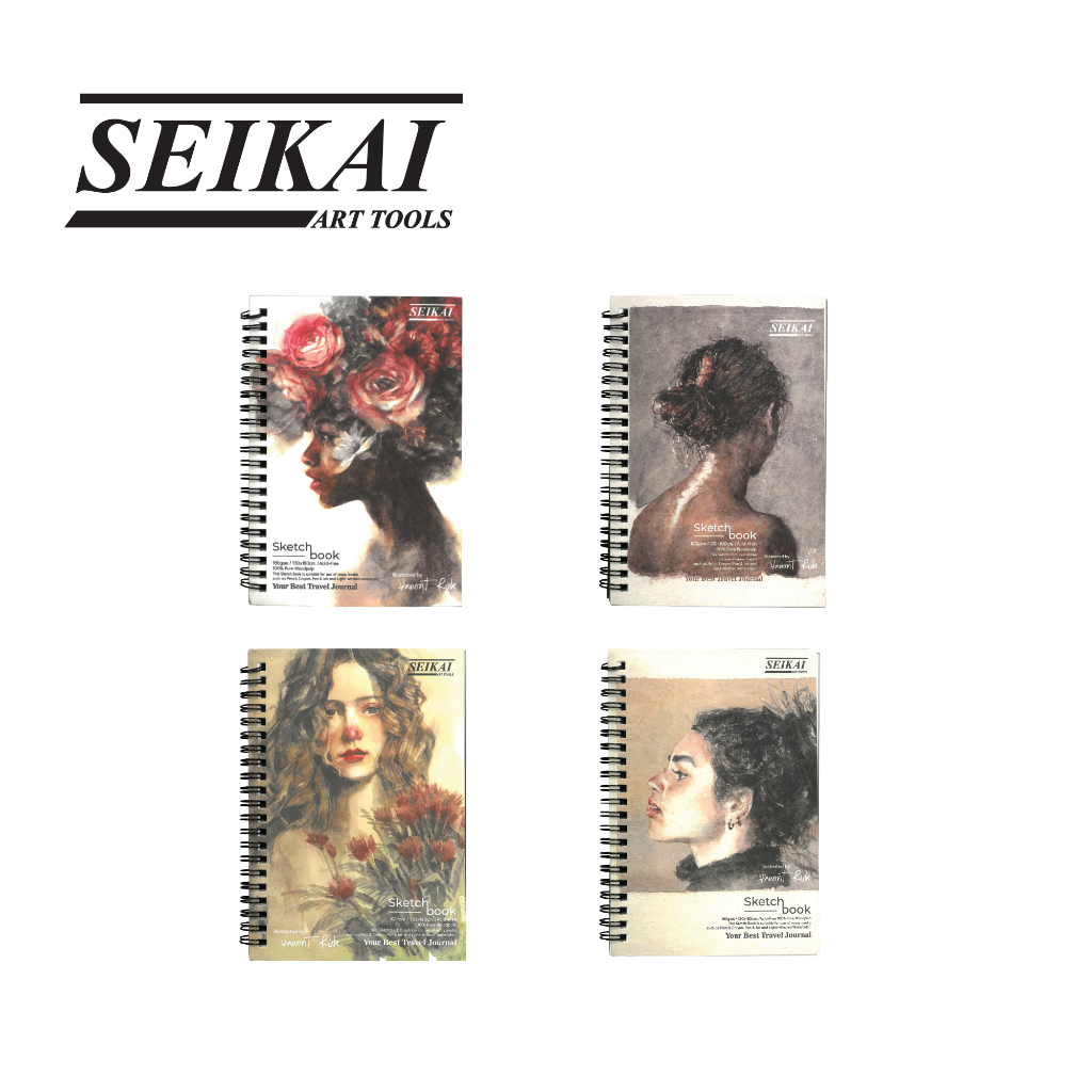 SEIKAI สมุดสันลวด VANONT 180G B5 (SEIKAI SPIRAL 180G 4 DESIGNS) 1 เล่ม