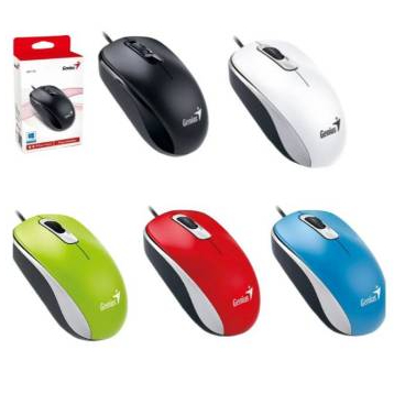 เม้าส์Genius DX-110 USB Cable Optical Mouse เมาส์ขนาดพกพา เชื่อมต่อพอร์ต USB 1000 DPI