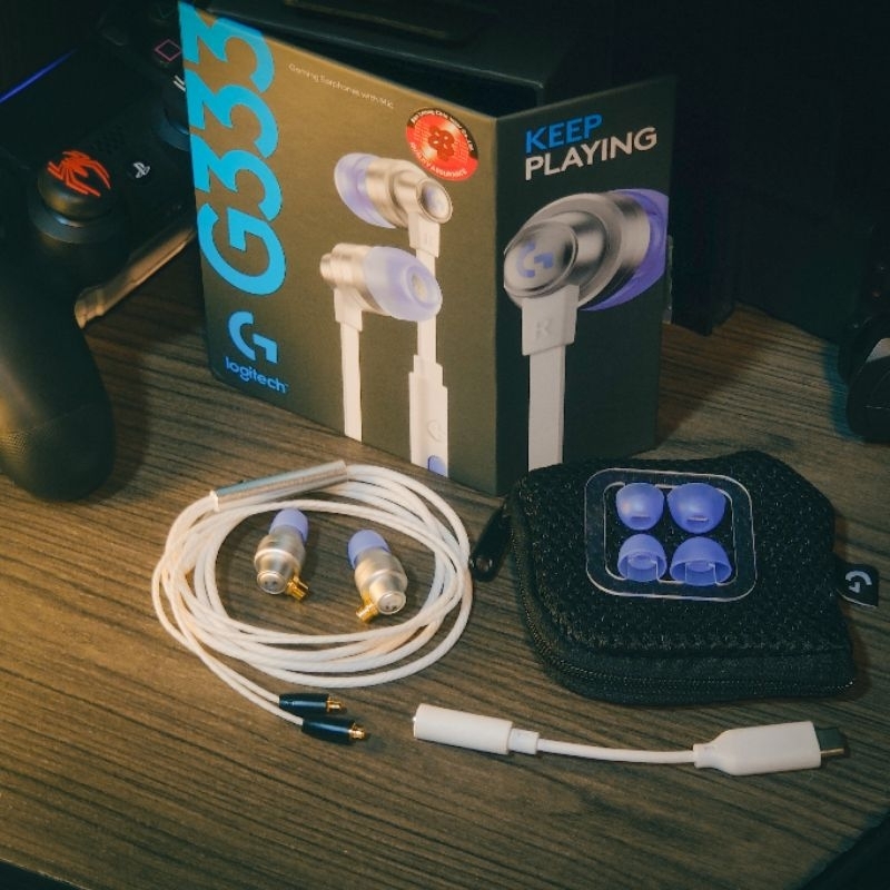 Logitach G333 หูฟังมือ1 แท้ 100% Mod MMCX เสียงดีขึ้นกว่าเดิม มอดถอดสายได้