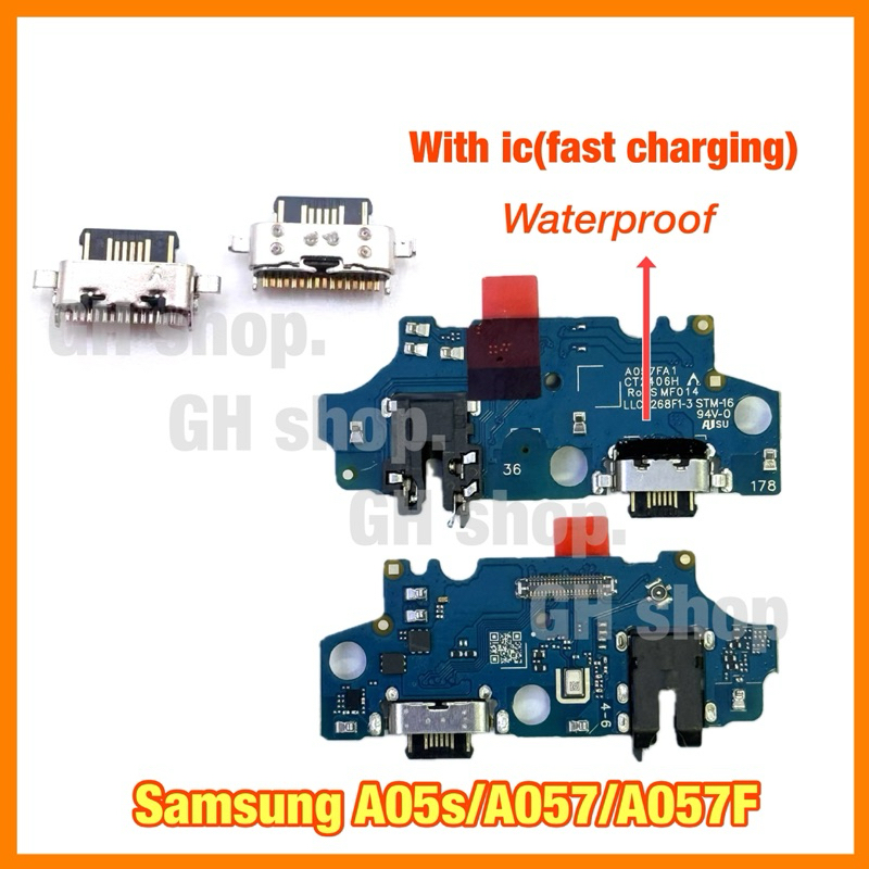 แพรชาร์จ, ตูดชาร์จเปล่า Samsung A05s,A057,A057f งานแท้ic  แผงชุดชาร์จ ชาร์จไว
