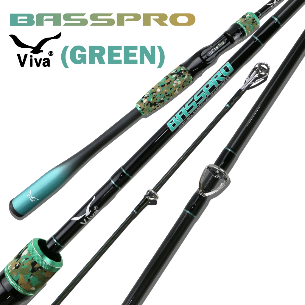 คันเบ็ด VIVA BASSPRO (GREEN)