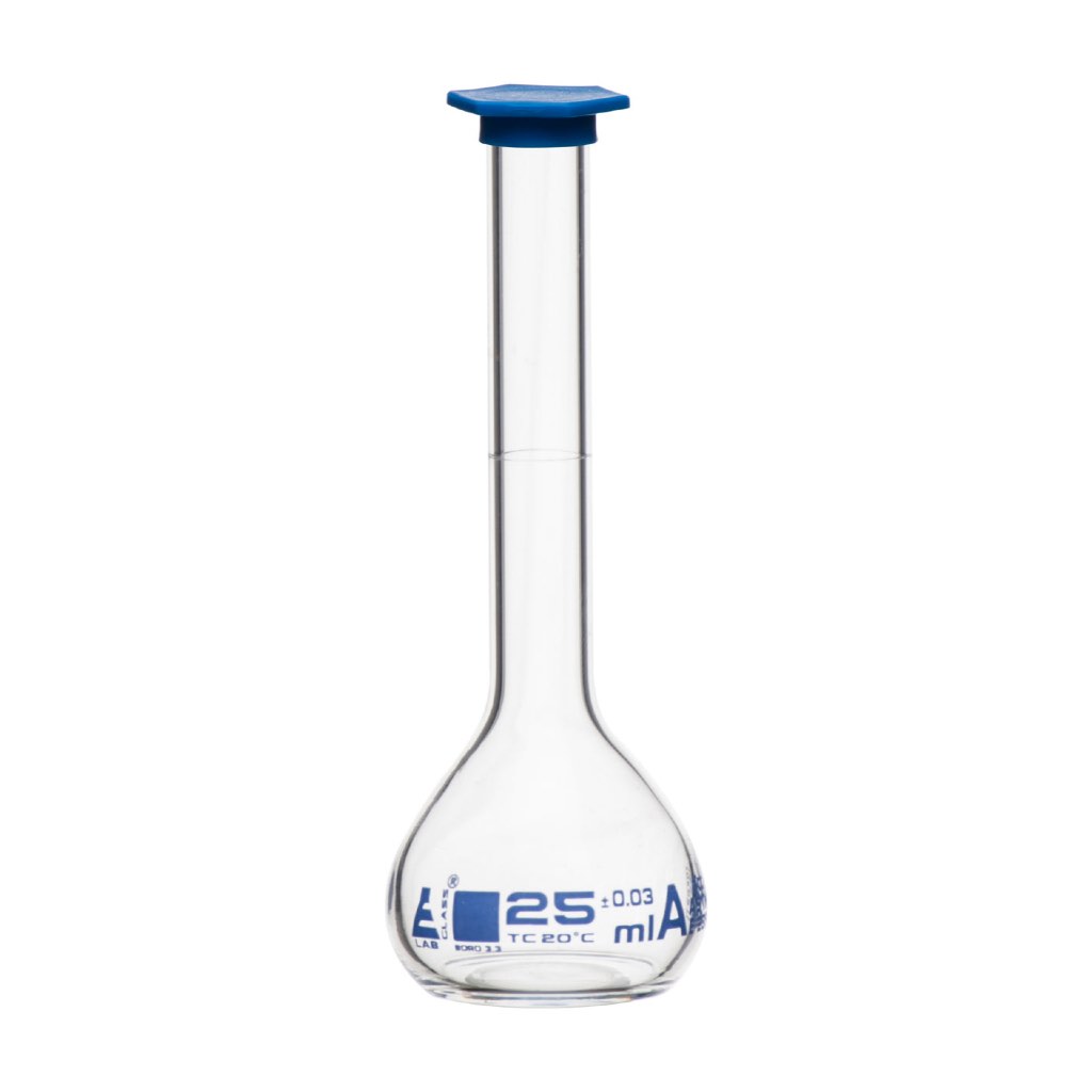 ขวดวัดปริมาตร ขวดปรับปริมาตร Volumetric Flask - Borosilicate Glass, Class A