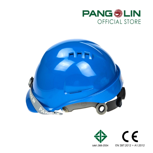 หมวกนิรภัย Pangolin 9001S ชนิดรองในปรับเลื่อน แบบมีรูระบายอากาศ-สายรัดคางยางยืด 2 จุด