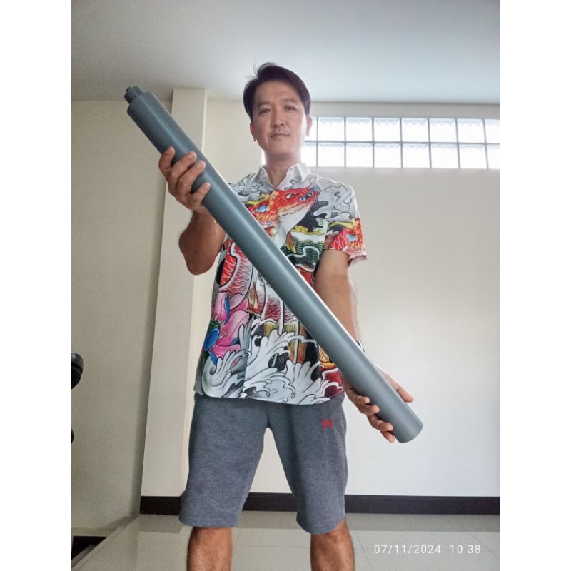 ไม่ต้องปั่น ไม่ต้องเขย่า พ่นแล้วยิงได้ทันที กระบอกไล่นก pvc สูตรอาจารย์เก้ง ไซ้ส์ L แบบลำเดียว