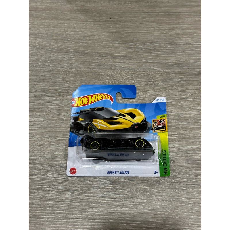 Hot wheels Bugatti Bolide 🌓 สีดำเหลือง แพ็คสั้น