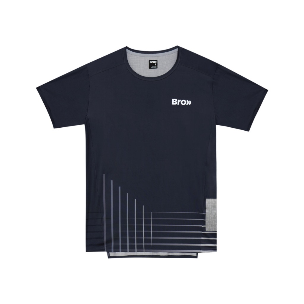BROOO RUNNING SHIRT SS24 CHARCOAL