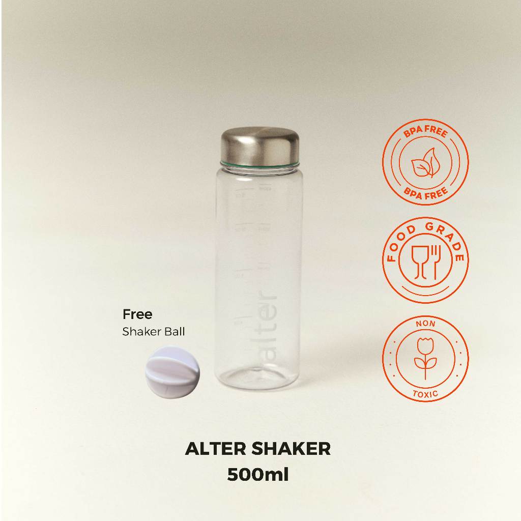 Alter Shaker : แก้วเชค โปรตีน โปรตีนพืช 500ml