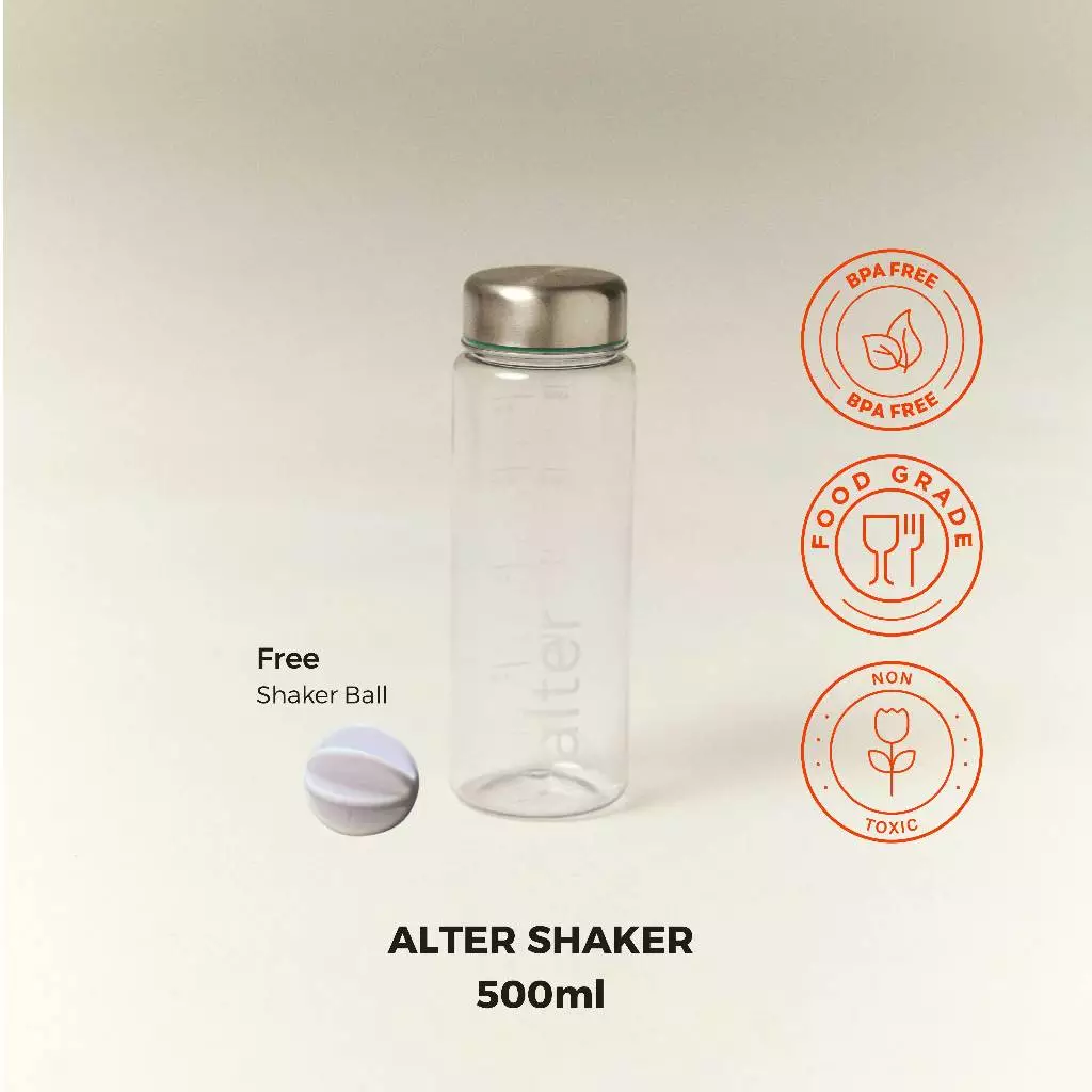 Alter Shaker : แก้วเชค โปรตีน โปรตีนพืช 500ml