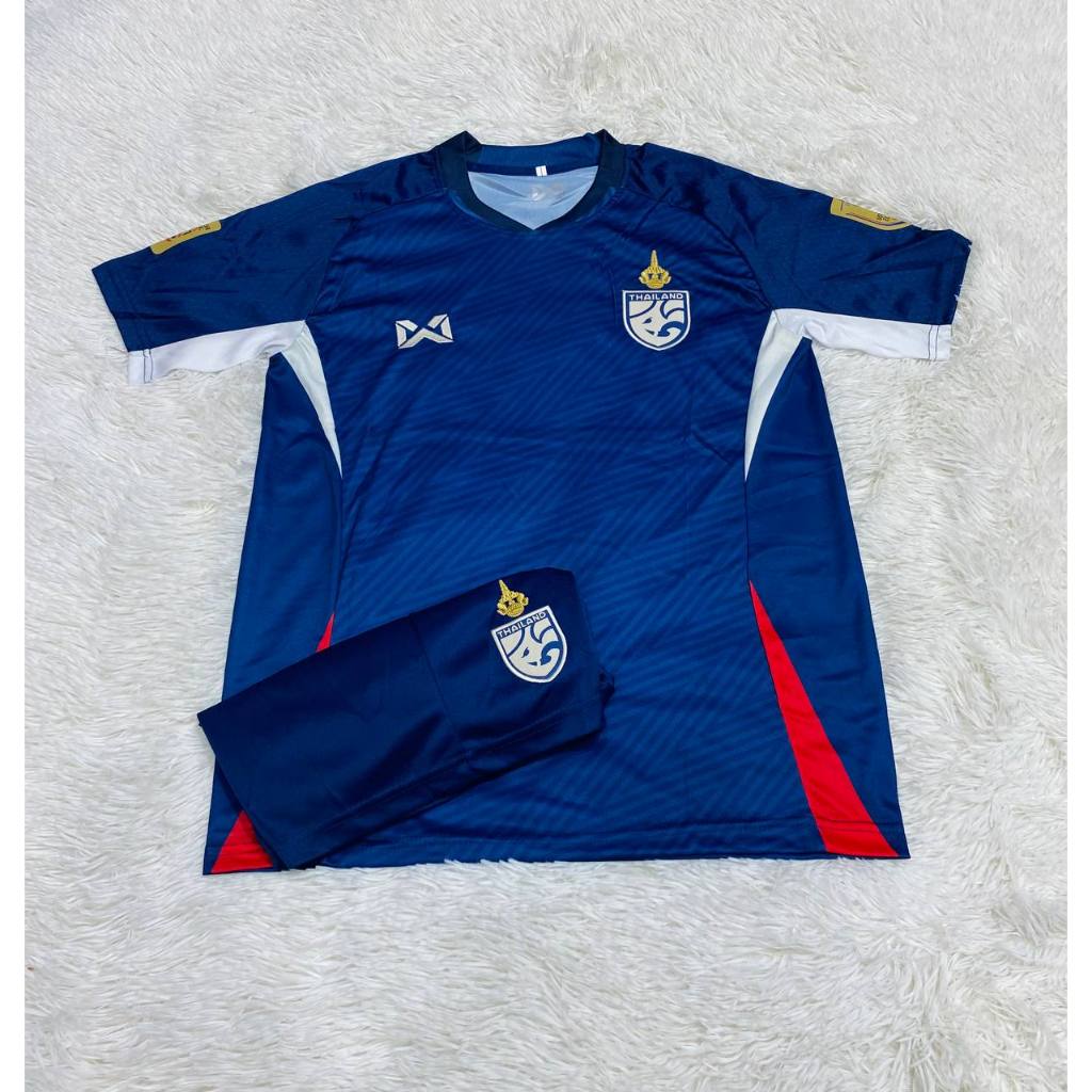 ชุดบอล ทีมชาติไทย รุ่นใหม่ล่าสุดปี 2024-25 (เสื้อ + กางเกง )