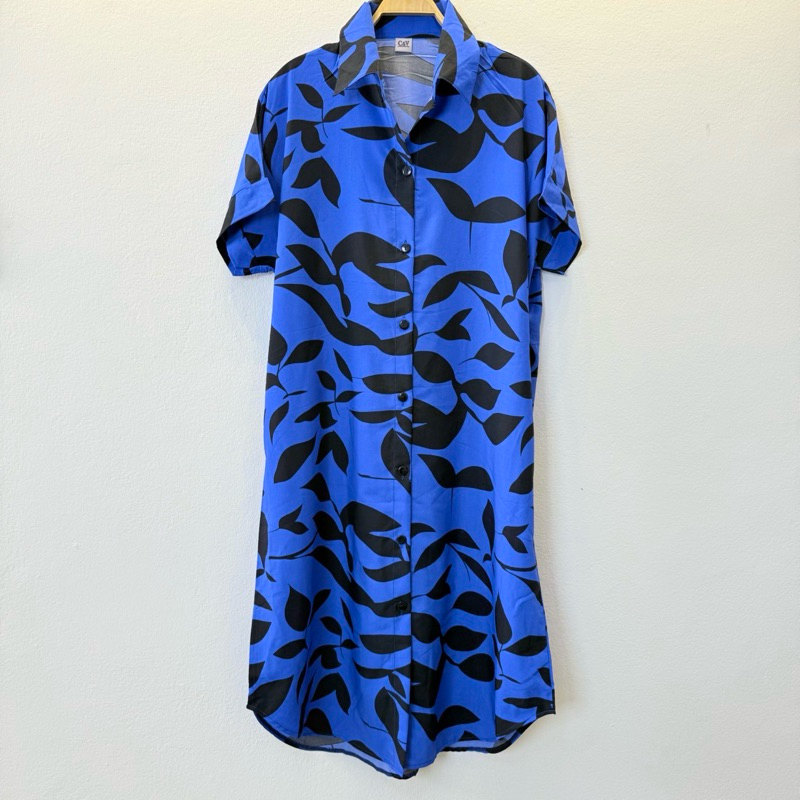 สินค้าเข้าใหม่ #มีพร้อมส่ง เดรสปกเชิ้ตทรง oversize ผ้าไหมอิตาลี มีน้ำหนัก สวยมากๆ ค่า ใส่ปล่อยๆ น่ารักมากๆ