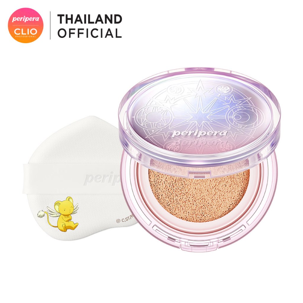 PERIPERA MOOD FIT COVER CUSHION (CHERRY VER) SPF50+, PA++++เพอริเพอร่า คุชชั่น