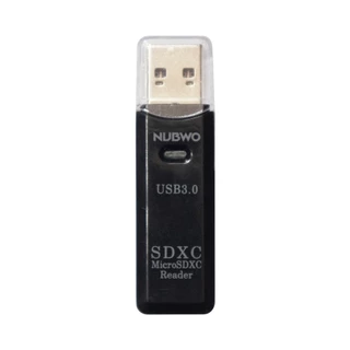 NUBWO NCR150 CARD READER USB 3.0 รองรับ Micro SD/Micro SDHC/SD Card/TF Card ความเร็ว 5Gbps