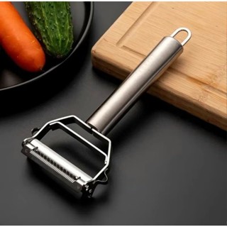 มีดปอกเปลือกผักและผลไม้  ที่ขูดหั่นฝอย 2 in 1 A-235