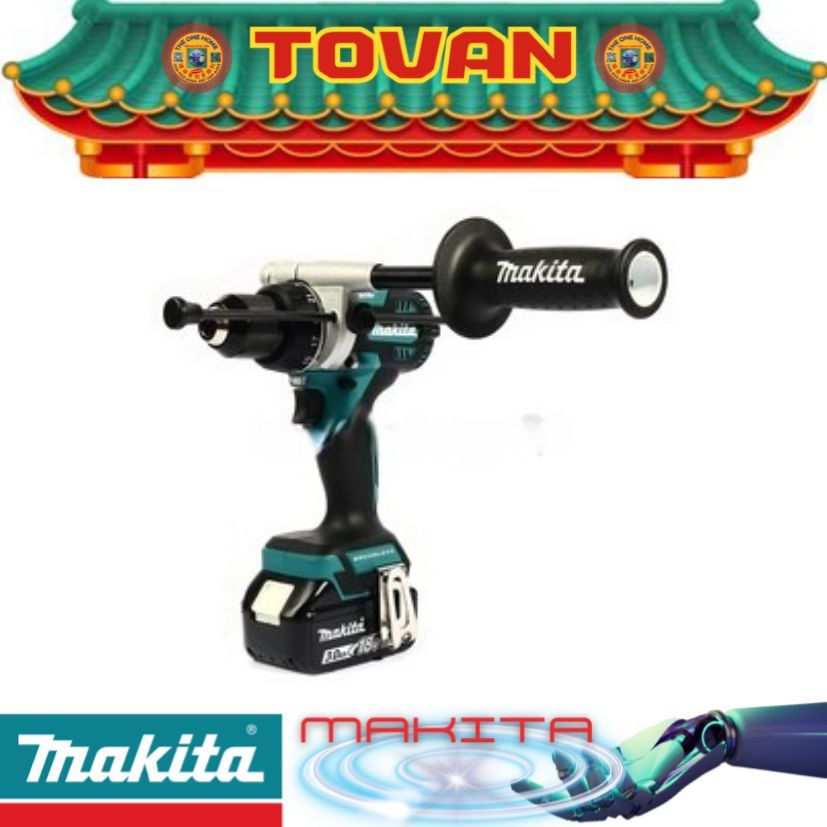 MAKITA รุ่น DHP486RFJ สว่านกระแทกไร้สาย 18 โวลต์  # ออก..ใบเสร็จ-ใบกำกับภาษี..ได้ครับ..