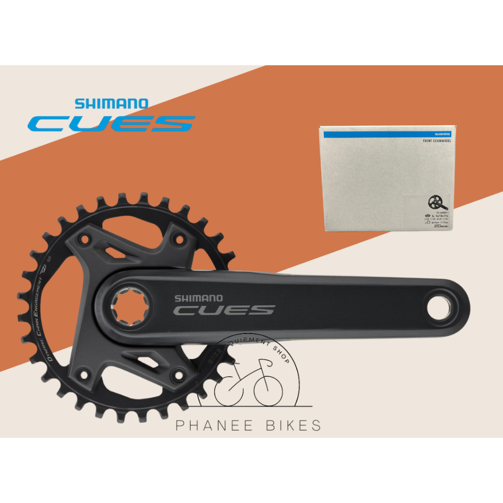 SHIMANO CUES จานหน้า แบบใบเดียว รุ่น FC-U6000 ขนาด 170/175 ใบจาน 32 / 40