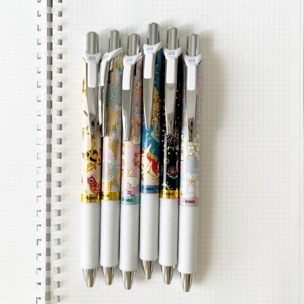 ปากกา Pentel Energel YUZEN III หมึกน้ำเงิน 0.5