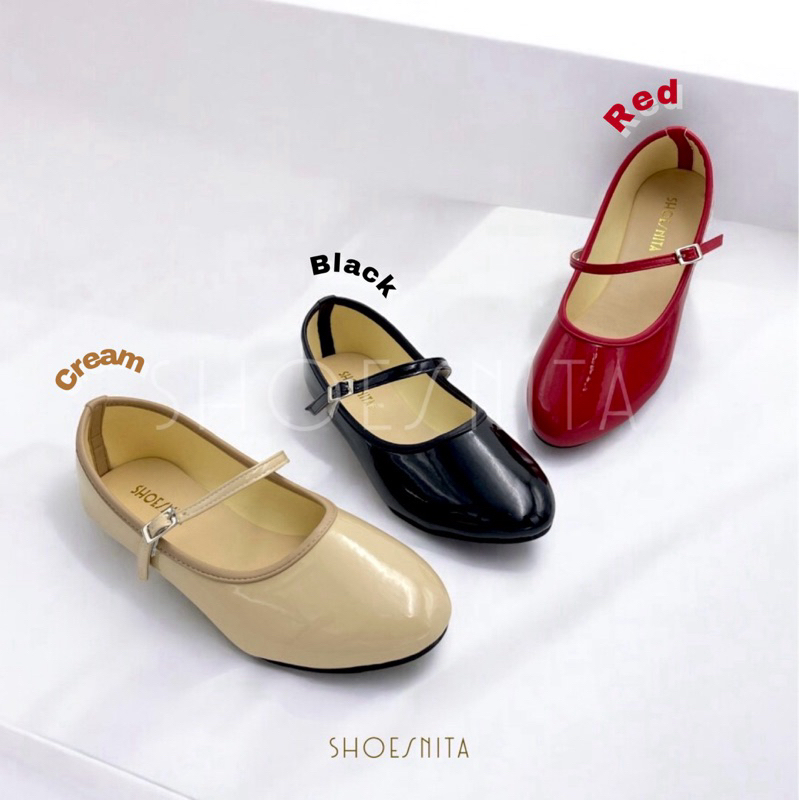 🍉 NEW 🍉  รองเท้าคัชชูส้นแบน ไซส์ใหญ่ 36-44 SHOESNITA