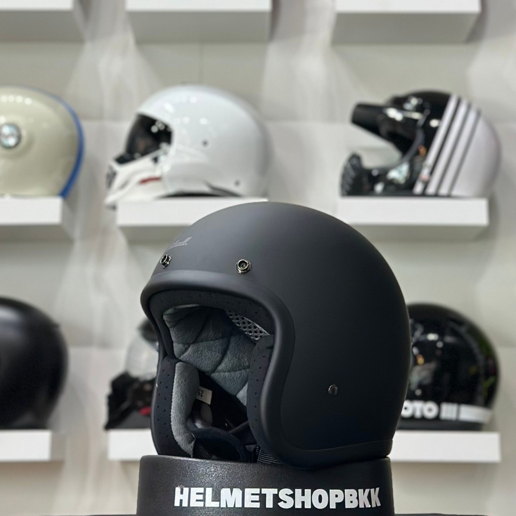 หมวกกันน็อค BILTWELL BONANZA FLAT BLACK