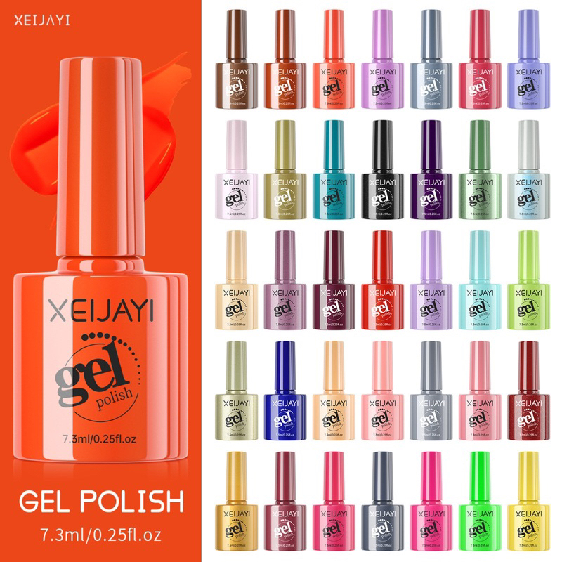 สีเจล สีเล็บเจล สีทาเล็บ XEIJAYI เบอร์ 1-100 สี มีให้เลือกหลายสี สีเหมือนขวดหาง่าย