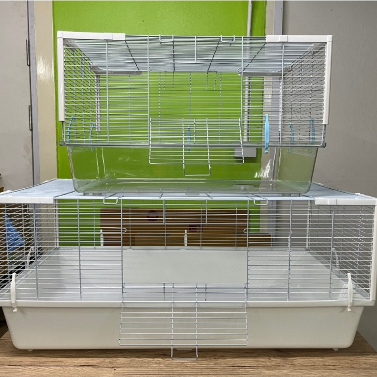 กรงหนู 100/70 CM กรงดอร์เมาส์ กรงสัตว์เลี้ยง กรงหนูตะเภา กรงแฮมสเตอร์ ขนาด 102x53x45 CM เปิดบนได้ มีที่ล็อคมุมกรง