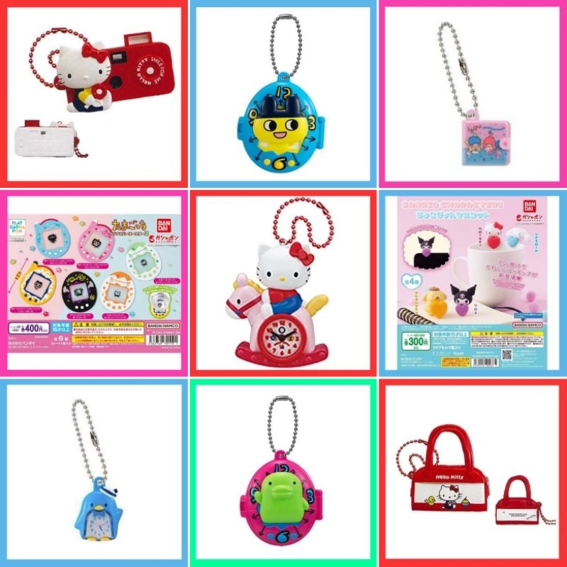 ❤️ แท้ 100% กาชาปอง Sanrio gashapon gachapon 🤍 ของขวัญวันเกิด กาชาปองคิตตี้ กล่องสุ่ม Mofusand Carab