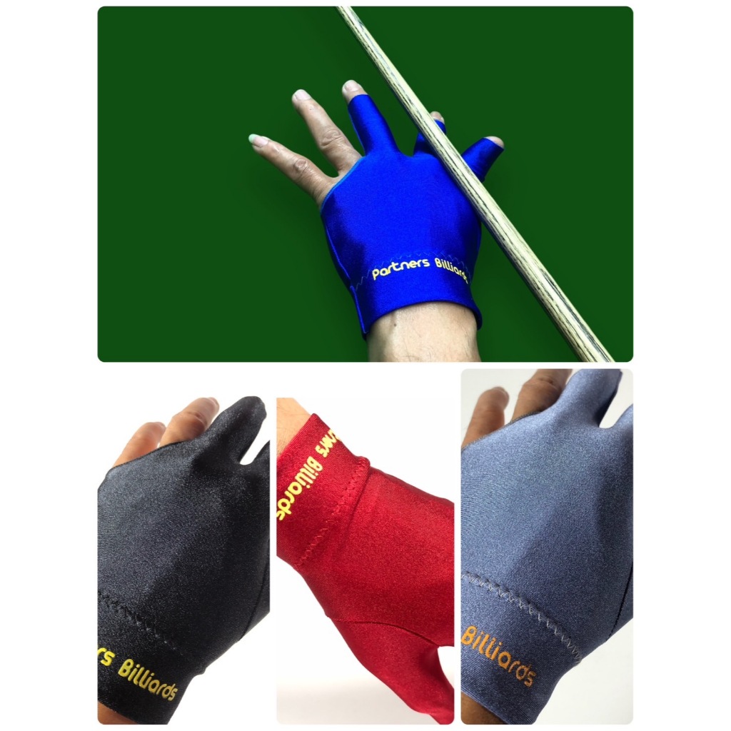 ถุงมือPartners Billiardsสำหรับใส่เล่นสนุกเกอร์ข้างซ้าย (1ชิ้น)