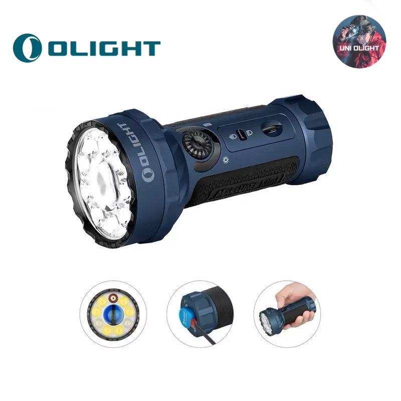 Olight Marauder Mini ไฟฉายแรงสูง แสงส่องไกลและส่องกระจาย พร้อมแสง RGB