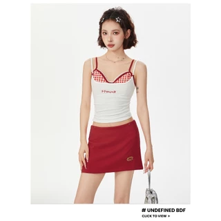 Rosieพร้อมส่ง🍒ฃเสื้อครอปสีขาว Y2Kเสื้อยืดแฟชั่นผู้หญิง เสื้อรัดรูป พิมพ์ตัวอักษร แขนสั้นคอกลมสไตล์เกาหลี สาวอ้วนใส่ได้
