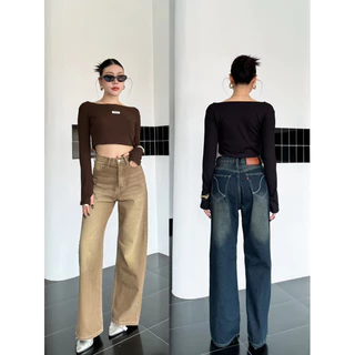 PASSION JEANS "XS-4XL"กางเกงยีนส์เอวกลาง-ต่ำ ใส่แล้วพรางหุ่น ขาเรียวยาว ขากระบอกตรง