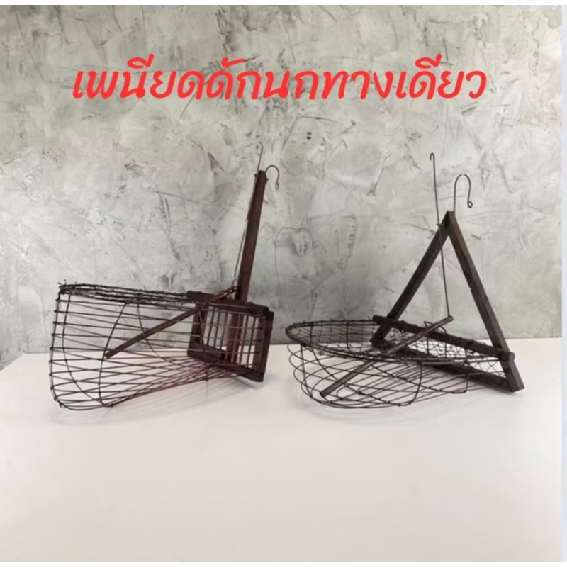 เพนียดดักนกหัวจุก กรกดักนกเขา กรงต่อนกปรอท เพนียดดักนก เพนียดต่อนก กรงดักนก ที่ดักนก