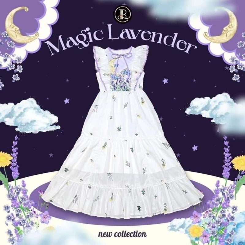 BLT BRAND : MAGIC LAVENDER MAXI DRESS SIZE XL