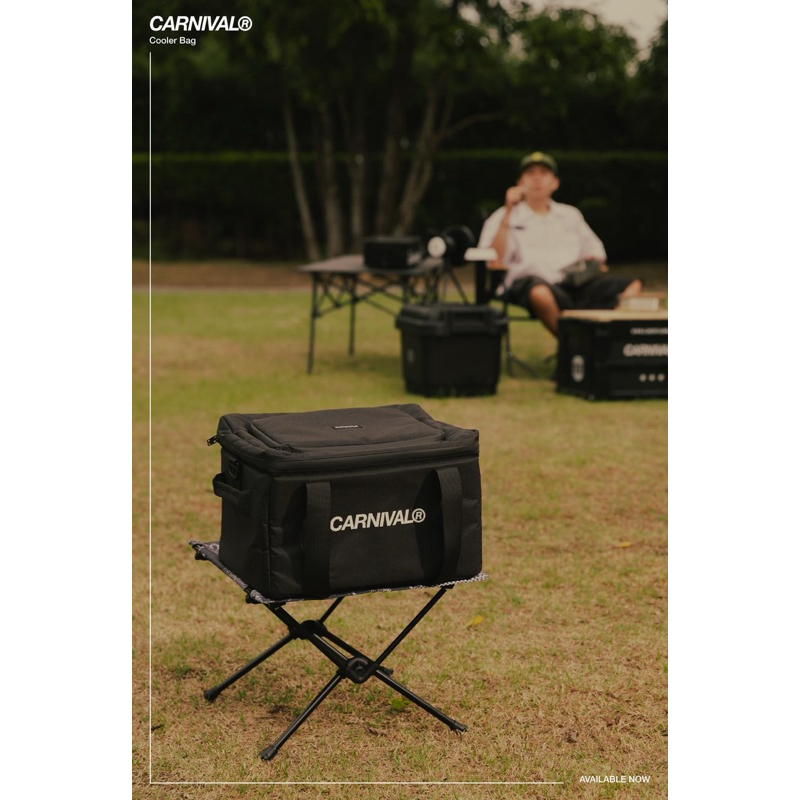 Carnival cooler bag in black color