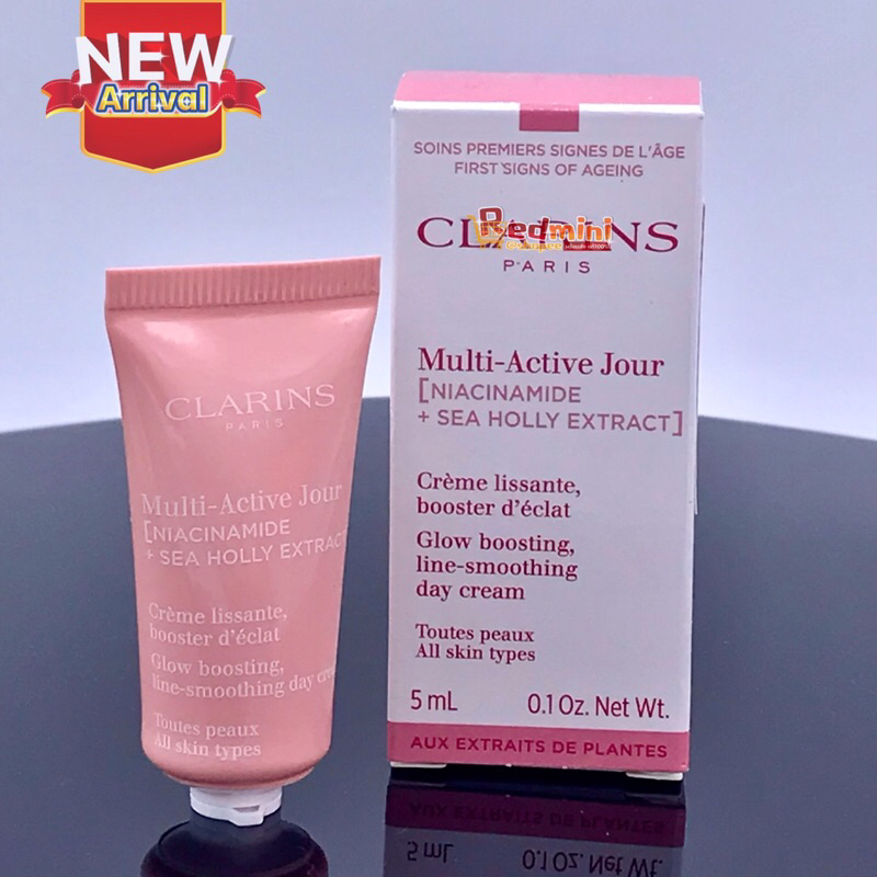 แท้ ป้ายไทย New คาแรง Multi-Active jour Glow boosting line-smoothing Day cream 5ml. บูสต์ผิวใสระหว่างวัน