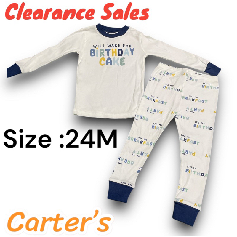 CL-Carter’s ชุดนอนเด็ก ไม่เกิน 2 ขวบ ใหม่มือ 1 มีตำหนิเล็กน้อยเท่านั้น
