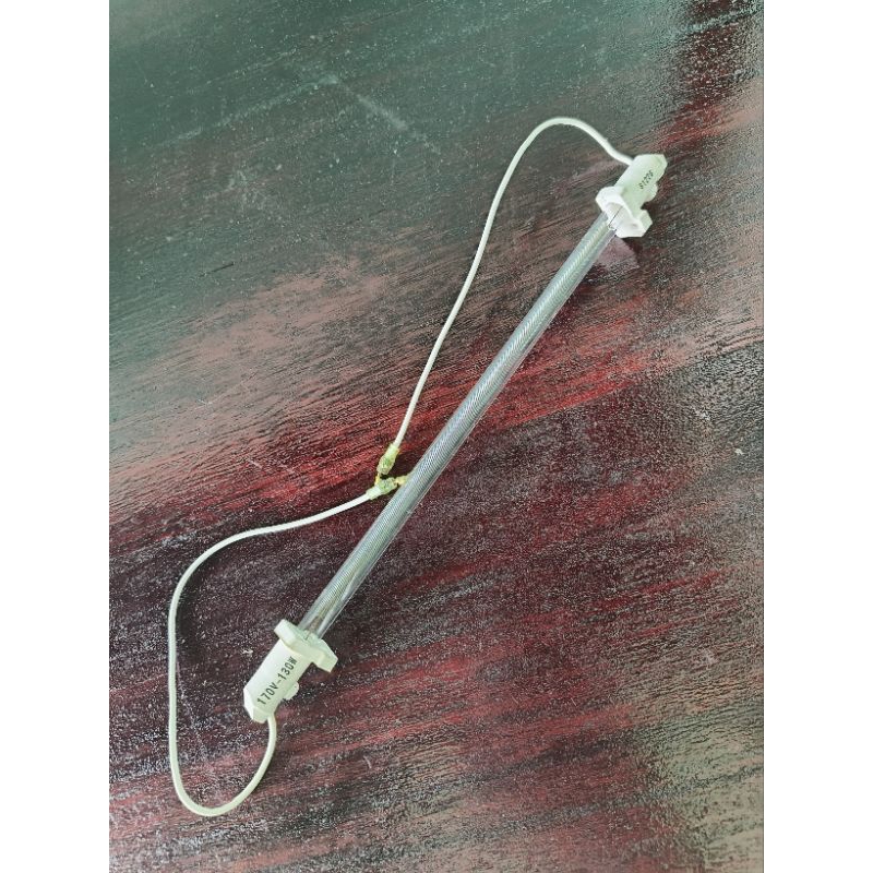 ฮิตเตอร์ตู้เย็นหลอดแก้ว 11.5" 170V 130W ฮิเตอร์หลอดแก้ว กล่องขาว