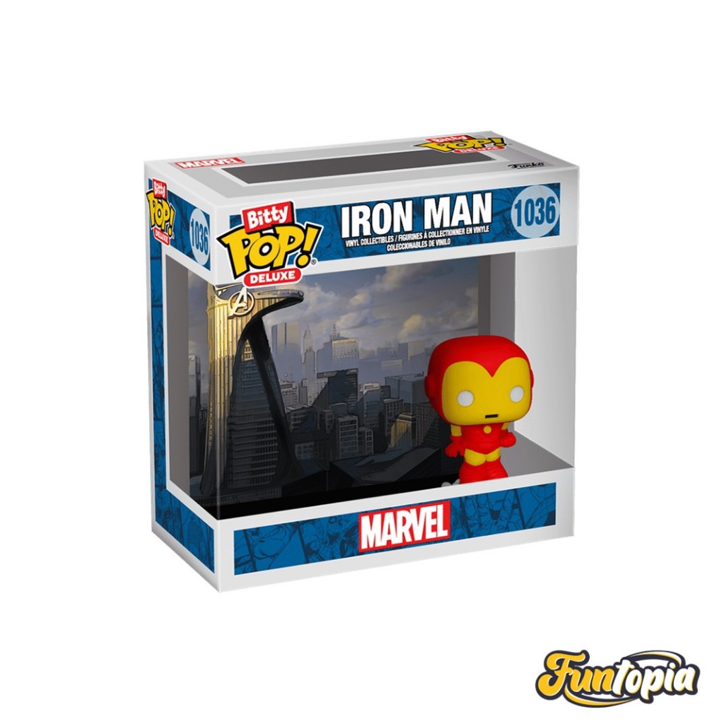 Funko Bitty POP! (81301) - Iron Man (Avenger Tower) (1036) Bitty POP! Deluxe
