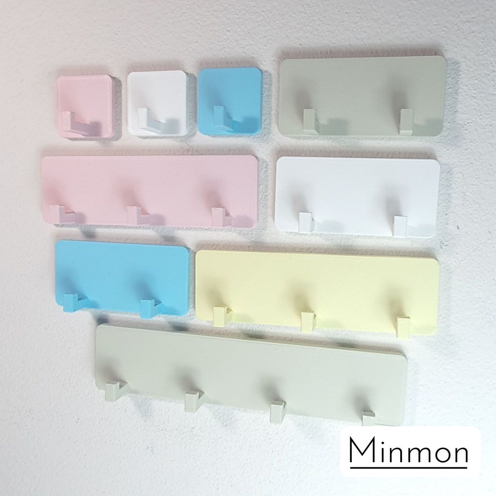 Minmon wall hook ที่แขวนติดผนัง ที่แขวนกุญแจ ตะขอแขวนติดผนัง และของตกแต่งห้องสไตล์มินิมอล