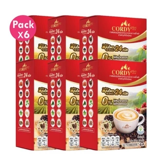 โปรโมชั่น 6 กล่อง กาแฟ Cordy plus คอร์ดี้ พลัส 6 กล่อง