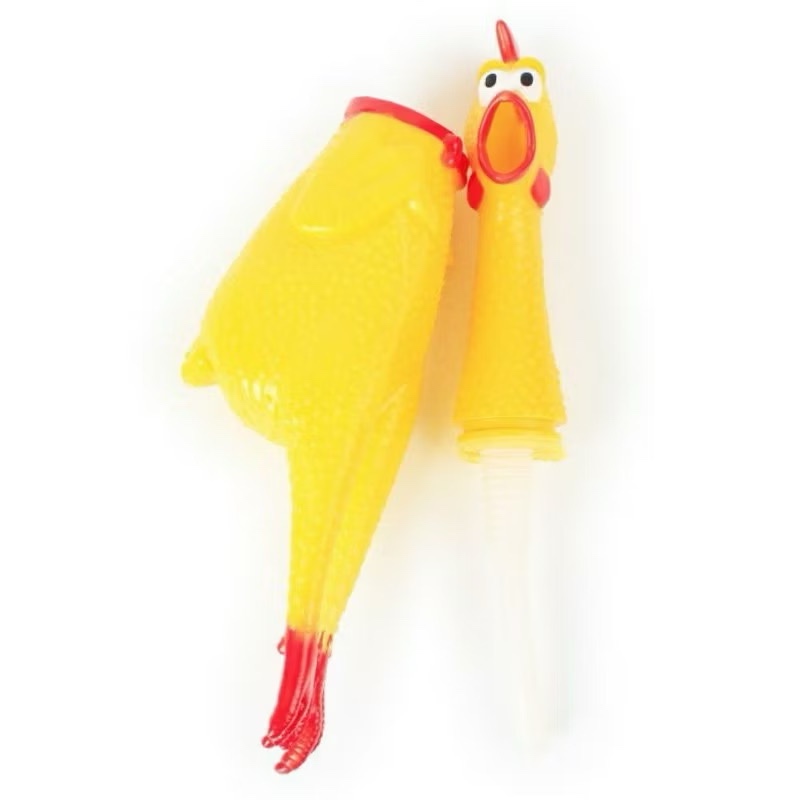 ไก่โอ๊กก ไก่ร้องมีเสียง ไก่บีบ ของเล่นสนุก อารมณ์ดี ของเล่นสัตว์เลี้ยง