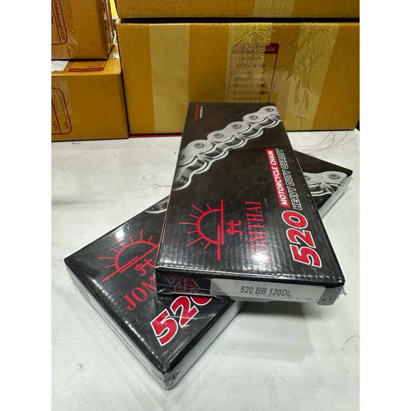 โซ่ JOMTHAI ตราพระอาทิตย์ โซ่ 520  โซ่ninja โซ่520 โซ่จอมไทย โซ่จอมไทย520 โซ่120ข้อ