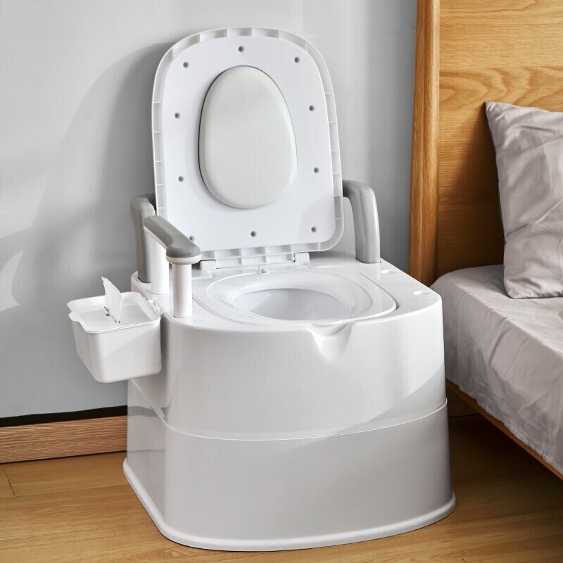 Kaman ส้วมเคลื่อนที่ผู้สูงอายุ ใหญ่พิเศษ มีที่วางแขน ความจุแบริ่ง 200KG