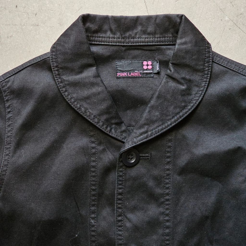 United Arrows Pink Label USN Shawl Collar Pattern