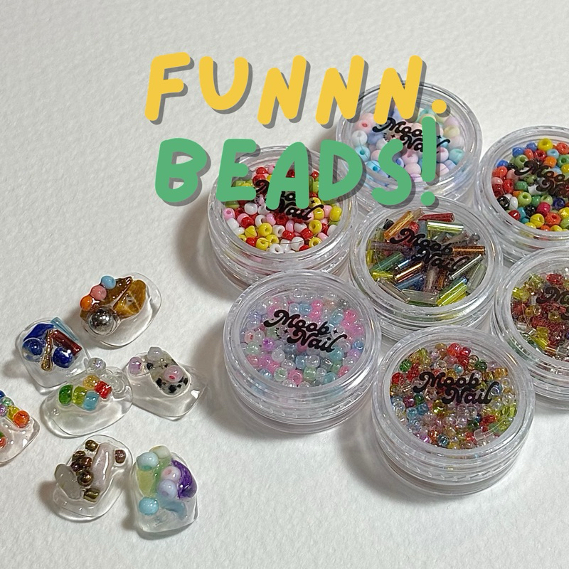 ลูกปัดตกแต่งเล็บ funbeads | พร้อมส่งในไทย