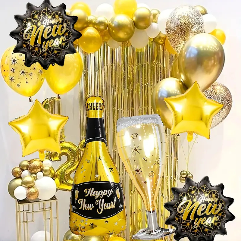 ลูกโป่งปีใหม่ Happy new year 2025